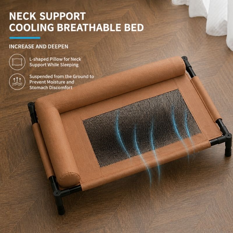 Frenchie Summer Bed With Pillow