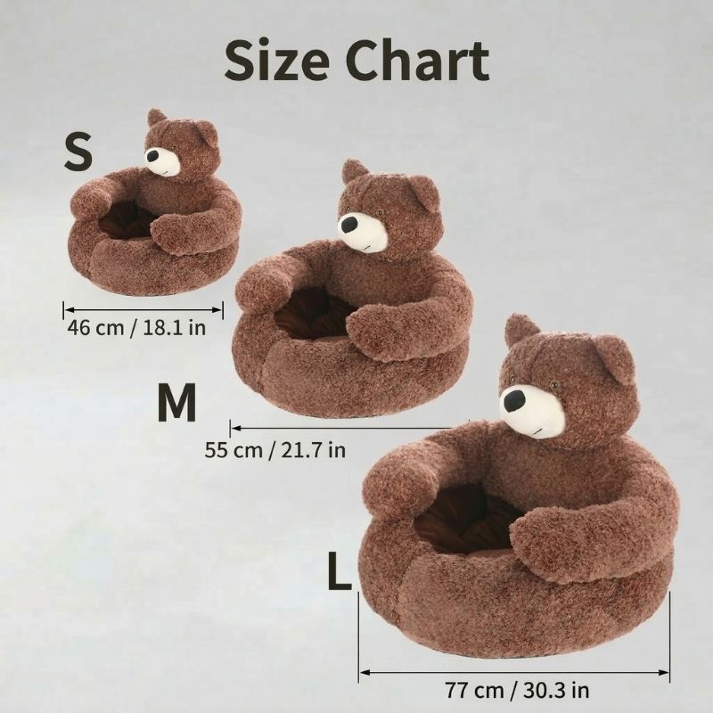 Bear Hug French Bulldog Bed