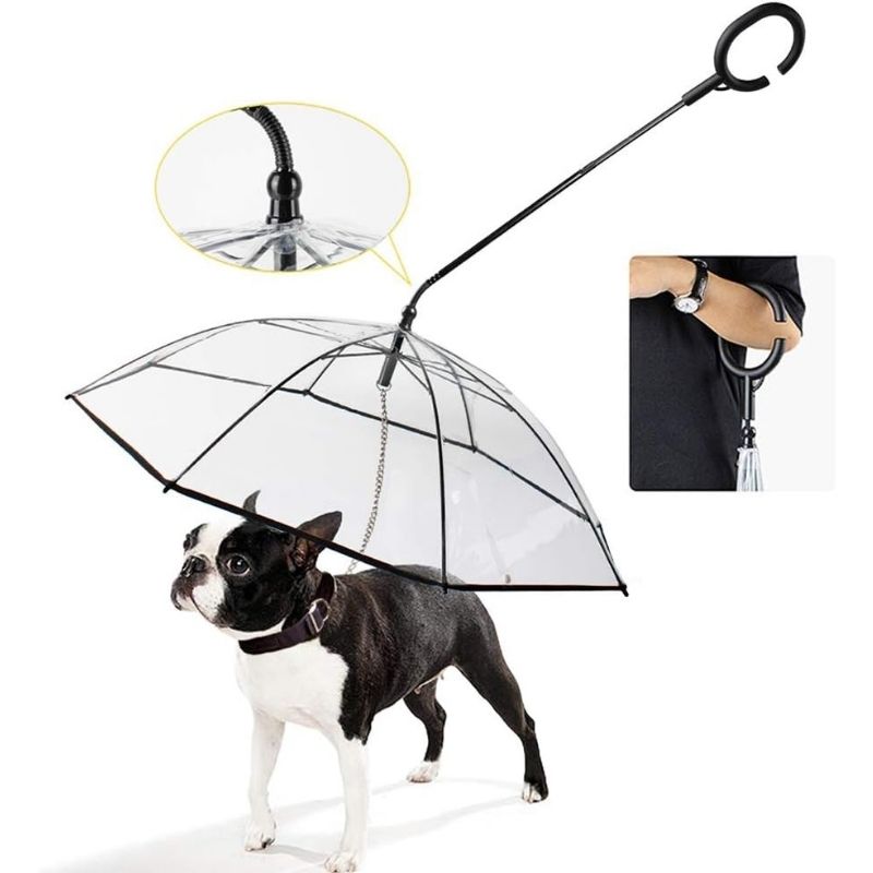 French Bulldog Leash Umbrella
