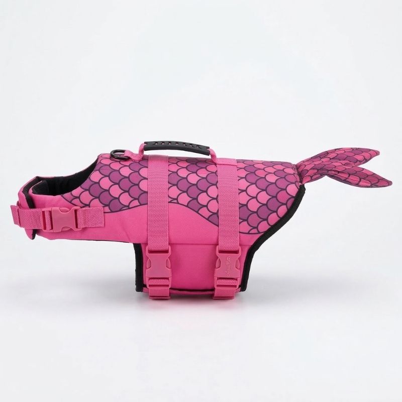 SharkyMermaid Frenchie Life Jacket