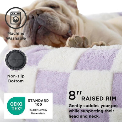 Calming Frenchie Donut Bed