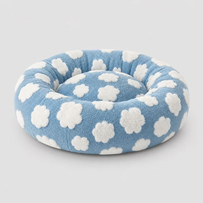 Calming Frenchie Donut Bed