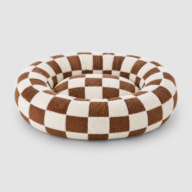 Calming Frenchie Donut Bed