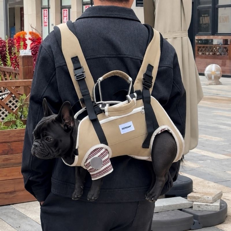 Double Frenchie Shoulder Carrier