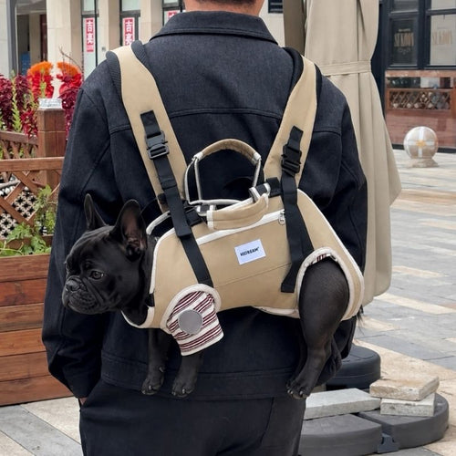 Double Frenchie Shoulder Carrier