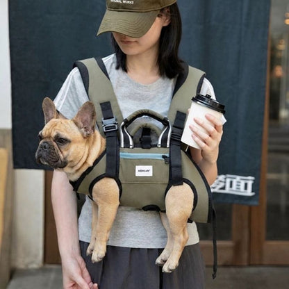 Double Frenchie Shoulder Carrier