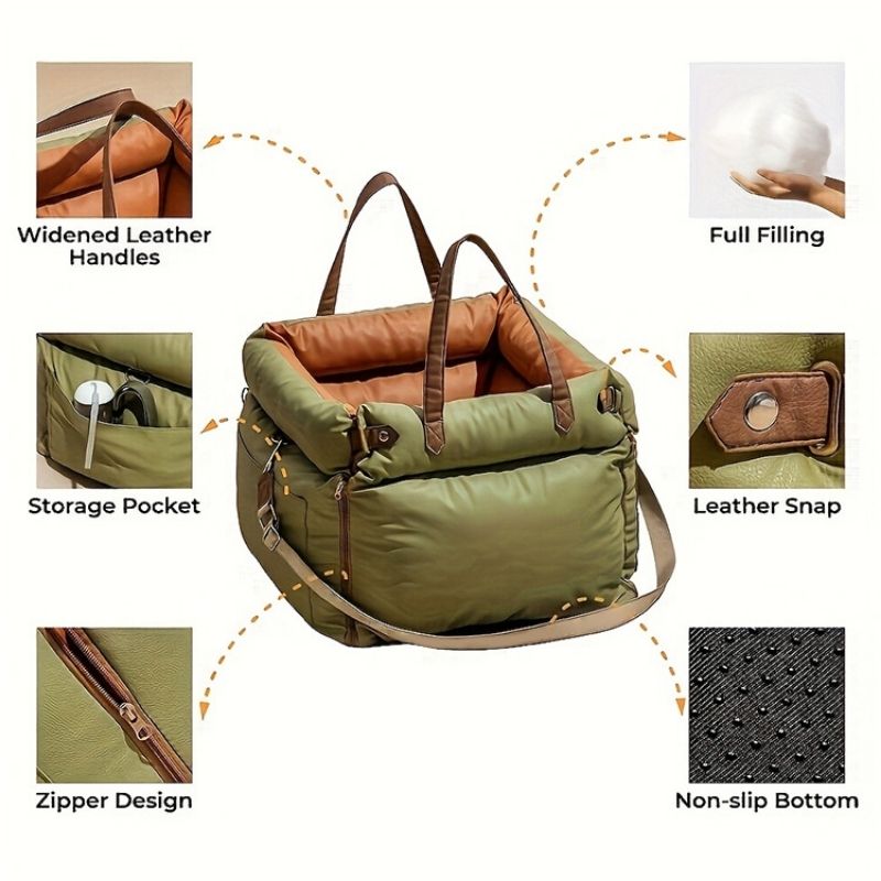 Frenchie Car Seat Booster Bed