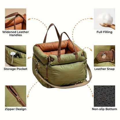 Frenchie Car Seat Booster Bed