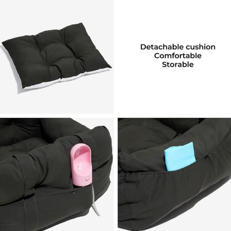 Portable Frenchie Car Seat Bed