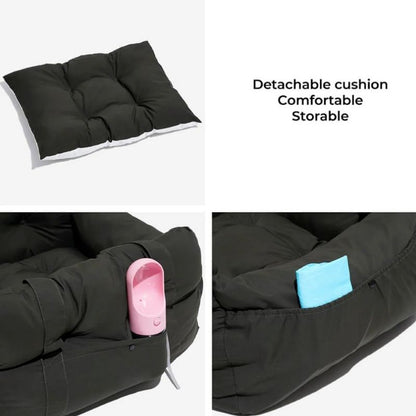Portable Frenchie Car Seat Bed