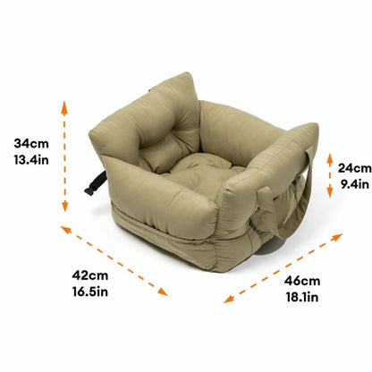 Portable Frenchie Car Seat Bed