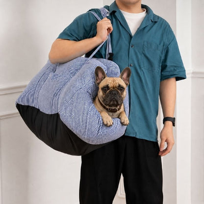 Portable Frenchie Car Seat Bed