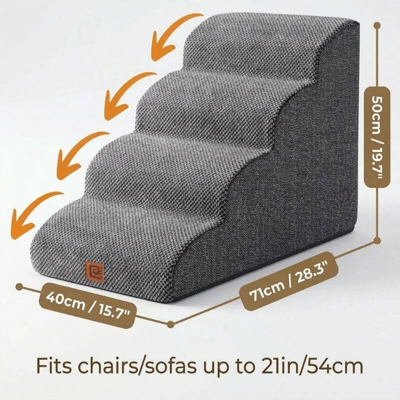 French Bulldog Stairs