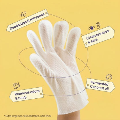 French Bulldog Wipe Gloves